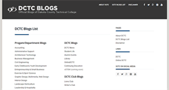 Desktop Screenshot of blogs.dctc.edu